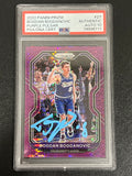 2020-21 Panini Prizm #27 Bogdan Bogdanovic Signed Card AUTO PSA Slabbed Kings