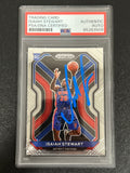 2020-21 Panini Prizm #254 Isaiah Stewart Signed Card AUTO PSA Rookie Pistons