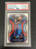 2020-21 Panini Prizm #254 Isaiah Stewart Signed Card AUTO PSA Slabbed RC Pistons