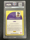 2021 Panini Chronicles #65 Cameron Thomas Signed Card PSA/DNA AUTO 10