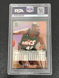 1998 Fleer Flair Showcase Vin Baker Signed Card PSA/DNA Slabbed Seattle Super Sonics