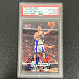 2007-08 Fleer Ultra #178 Luke Ridnour Signed Card AUTO PSA Slabbed