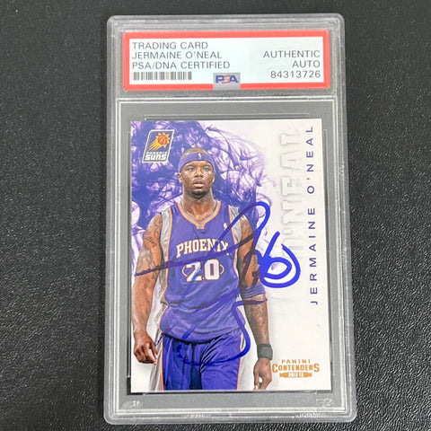 2012-13 Panini Contenders #16 Jermaine O'Neal Signed Card AUTO PSA Slabbed Suns