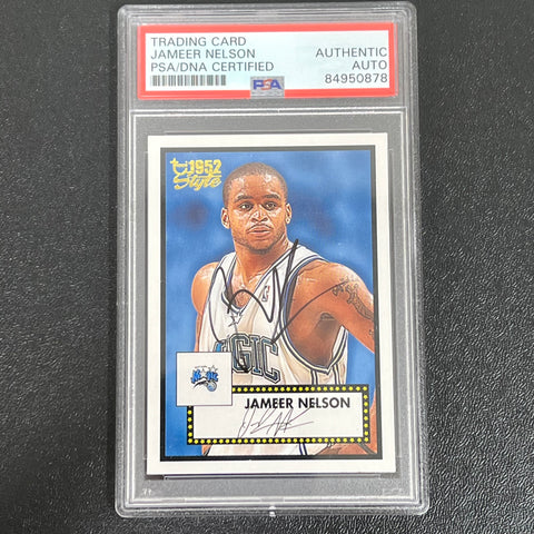 2006-07 Topps Style #57 JAMEER NELSON Signed Card AUTO  PSA Slabbed Magic