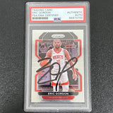 2021-22 Panini Prizm #169 Eric Gordon Signed Card AUTO PSA Slabbed Rockets