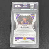 2019-20 Panini Prizm #224 Kentavious Caldwell-Pope Signed Card AUTO 10 PSA Slabbed Lakers