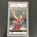 2012-13 Panini Prestige #141 Deron Williams Signed Card PSA AUTO 10 Slabbed Nets