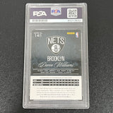 2012-13 Panini Prestige #141 Deron Williams Signed Card PSA AUTO 10 Slabbed Nets