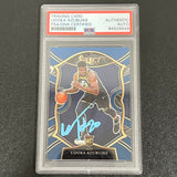 2021 Panini Select #87 Udoka Azubuike AUTO Signed Card PSA/DNA Slabbed Jazz