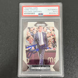 2017-18 Panini Prizm #150 Terry Stotts Signed Card AUTO PSA Slabbed Trailblazers