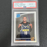 2018-19 Panini Prizm #42 Jarred Vanderbilt Signed AUTO 10 PSA Slabbed RC Nuggets