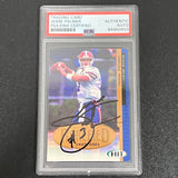 2001 HIT #R34 Jesse Palmer Signed Card PSA Slabbed AUTO Montreal Alouettes