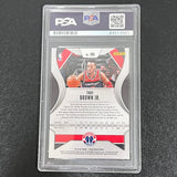 2019-20 Panini Prizm #196 TROY BROWN Signed Card AUTO PSA Slabbed Wizards