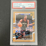 2017-18 Panini Donruss #54 Trevor Ariza Signed Card AUTO PSA Slabbed Rockets