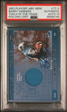 2001 Playoff Absolute Memorabilia Tools of the Trade #TT-2 Barry Sanders Signed PSA Authentic AUTO 10 Slabbed Lions