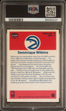 1986 Fleer Sticker Dominique Wilkins #11 Signed Card AUTO 10 PSA Slabbed Hawks