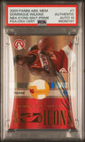 2008 Panini Absolute Memorabilia NBA Icons-Mat-Prime #7 Dominique Wilkins Signed Card AUTO 10 PSA Slabbed Hawks