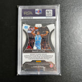2019 Panini Prizm Draft Picks #25 NASSIR LITTLE Signed Rookie Card AUTO PSA Slabbed RC