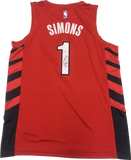 Anfernee Simons Signed Jersey JSA Portland Trail Blazers Autographed