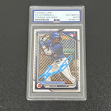 2024 Topps Chrome #BP-142 Arjun Nimmala Signed Card PSA Slabbed AUTO Blue Jays