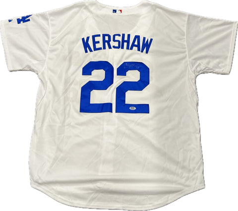 Clayton Kershaw Signed Jersey PSA/DNA Los Angeles Dodgers Autographed