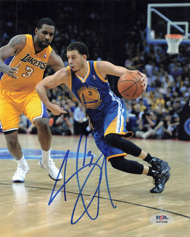 Seth Curry signed 8x10 Photo PSA/DNA Autographed Warriors