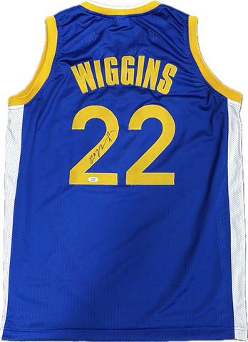 Andrew Wiggins signed jersey PSA/DNA Golden State Warriors Autographed