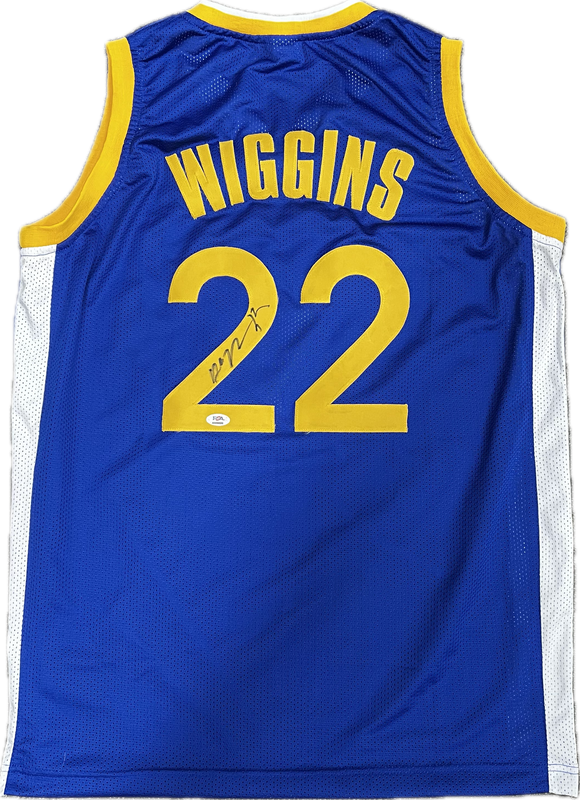 Andrew Wiggins signed jersey PSA/DNA Golden State Warriors Autographed