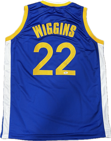 Andrew Wiggins signed jersey PSA/DNA Golden State Warriors Autographed