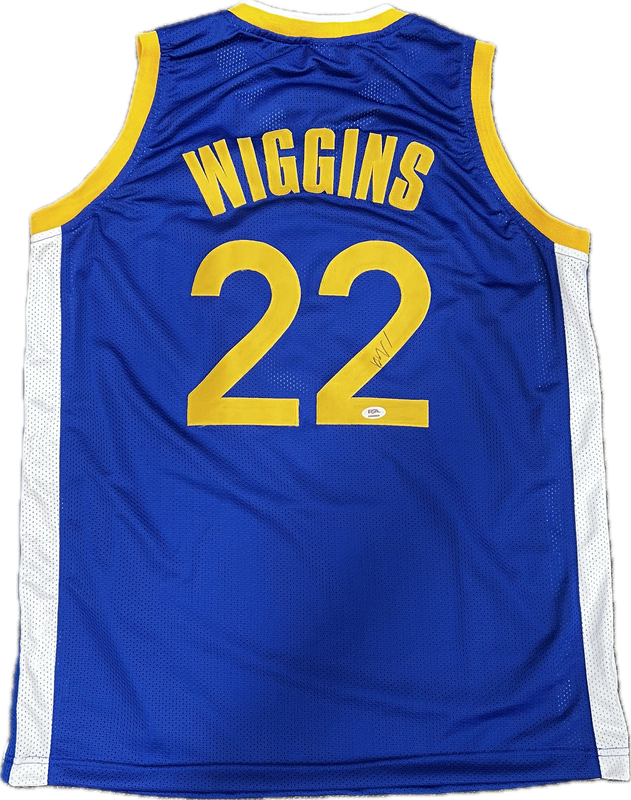 Andrew Wiggins signed jersey PSA/DNA Golden State Warriors Autographed