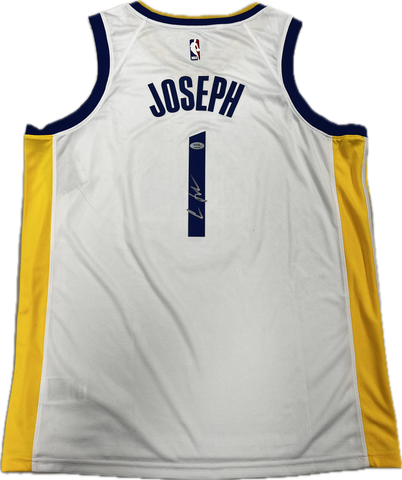 Cory Joseph signed jersey PSA/DNA Golden State Warriors Autographed