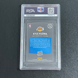 2017 Panini Donruss Optic #174 Kyle Kuzma Signed Card Auto 10 PSA Slabbed RC Lakers