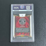2018 Panini Select #93 Kawhi Leonard Signed Card PSA 9 Auto 8 Slabbed Raptors