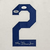 Tommy Lasorda Signed Custom Framed Jersey Los Angeles Dodgers