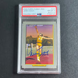 2006 Topps Turkey Red #244 JERRY WEST Signed Card NM-MT 8 Auto 10 PSA Slabbed Lakers