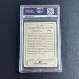 2006 Topps Turkey Red #244 JERRY WEST Signed Card NM-MT 8 Auto 10 PSA Slabbed Lakers