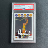 2008 Topps Chrome #174 JERRY WEST Signed Card GEM MT 10 AUTO 10 PSA Slabbed Lakers