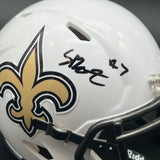 Spencer Rattler Signed Speed Mini Helmet PSA/DNA New Orleans Saints Autographed