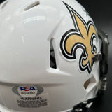 Spencer Rattler Signed Speed Mini Helmet PSA/DNA New Orleans Saints Autographed