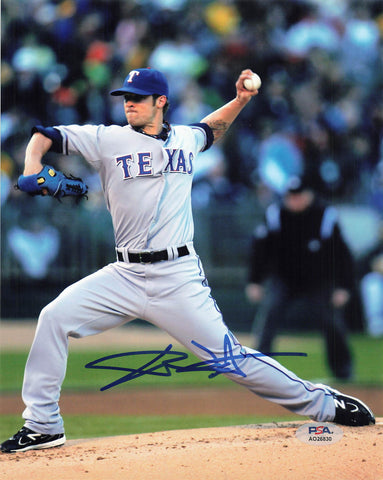 C.J. Wilson signed 8x10 photo PSA/DNA Texas Rangers Autographed