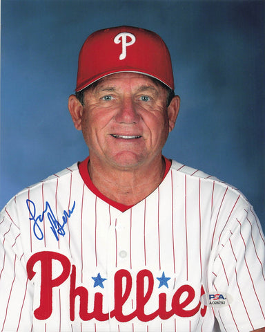 Larry Bowa signed 8x10 photo PSA/DNA Philadelphia Phillies Autographed