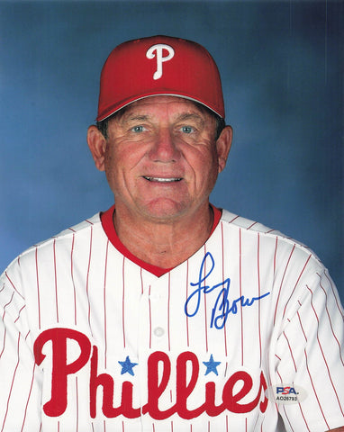 Larry Bowa signed 8x10 photo PSA/DNA Philadelphia Phillies Autographed