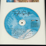 Taylor Swift Signed CD Cover Framed 1st Studio Album LOA AUTO PSA/DNA Taylor Swift Autographed