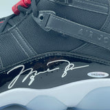 Michael Jordan signed Nike Air Jordan 6 Rings Black Red White PSA/DNA AUTO Bulls Autographed