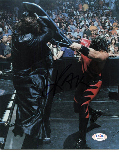Kane signed 8x10 photo PSA/DNA COA WWE Autographed Wrestling