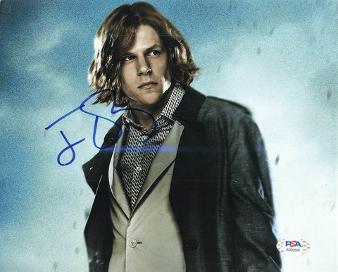 Jesse Eisenberg signed 8x10 photo PSA/DNA Autographed