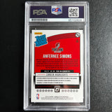 2018 Donruss Rated Rookie #186 ANFERNEE SIMONS Signed Rookie Card AUTO PSA Slabbed RC Blazers