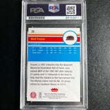 2012-13 Fleer Retro Basketball #25 Walt Frazier Signed Card AUTO PSA Slabbed Salukis