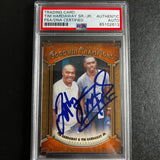 2014 Upperdeck #61 Tim Hardaway Sr./Jr. Signed Card AUTO PSA Slabbed Hawks