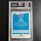 2020-21 Panini Donruss #205 Deni Avdija Signed AUTO PSA Slabbed RC Wizards
